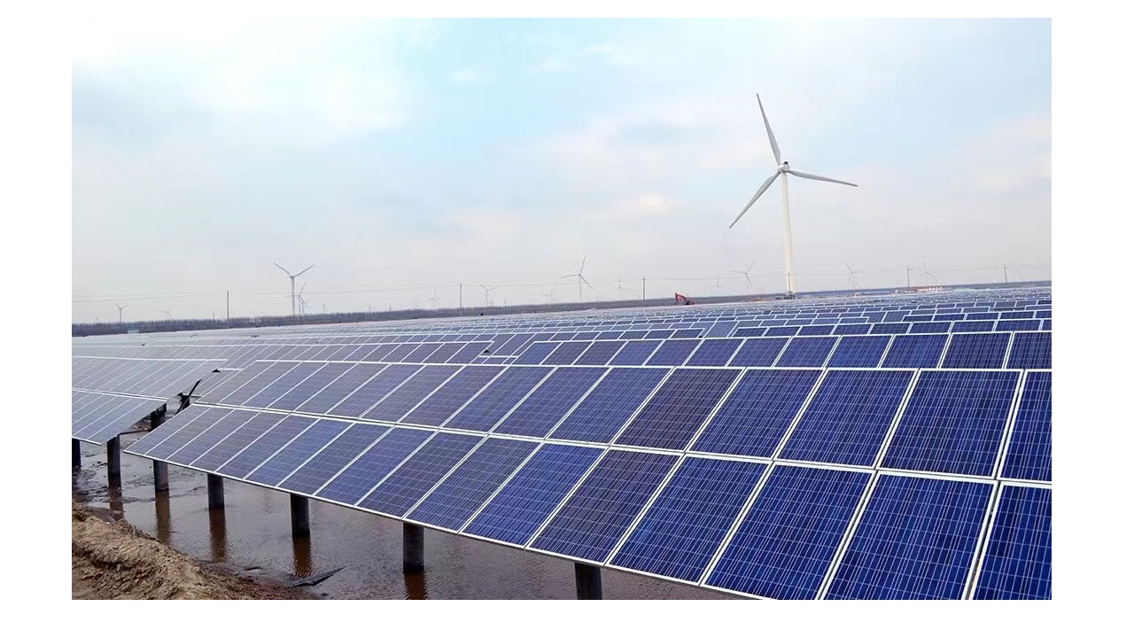 Sistema de energía solar para pescar en Hebei