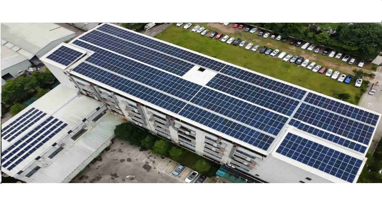 Sistema de energía solar para tejado de 700 KW en Jiangsu, China